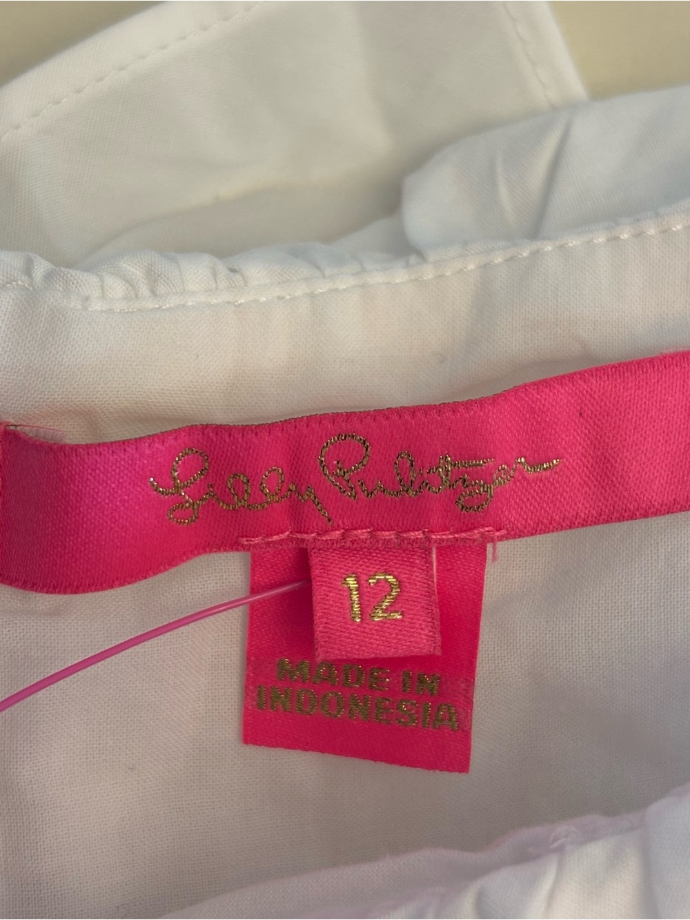 Lilly Pulitzer Emie Ruffle Top Size 12 NEW - Picture 8 of 15